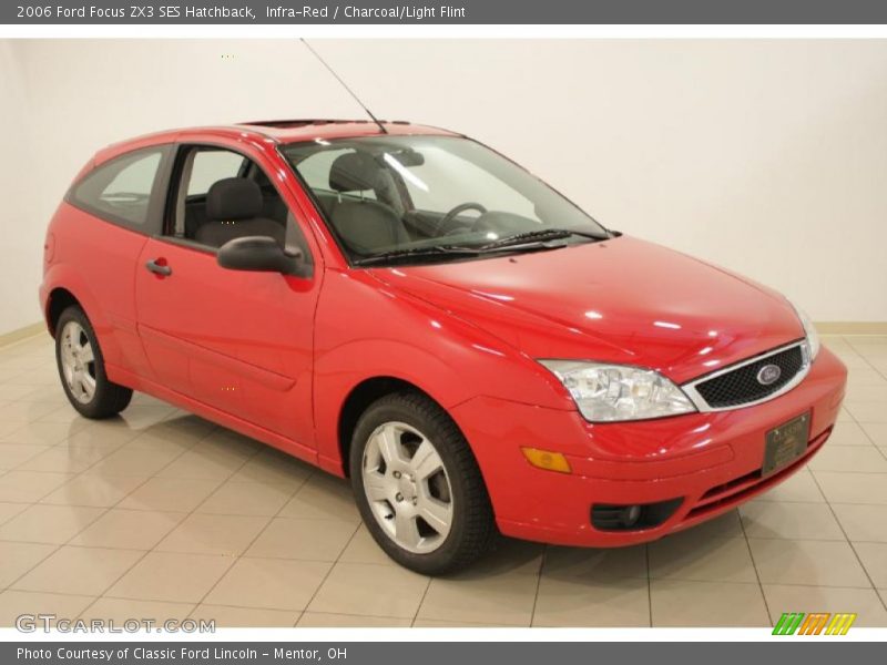 Infra-Red / Charcoal/Light Flint 2006 Ford Focus ZX3 SES Hatchback