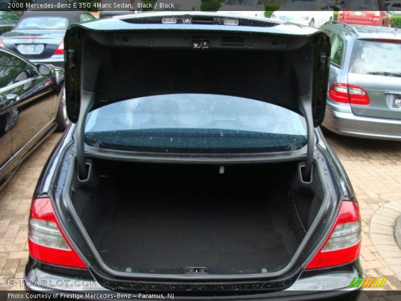 Black / Black 2008 Mercedes-Benz E 350 4Matic Sedan