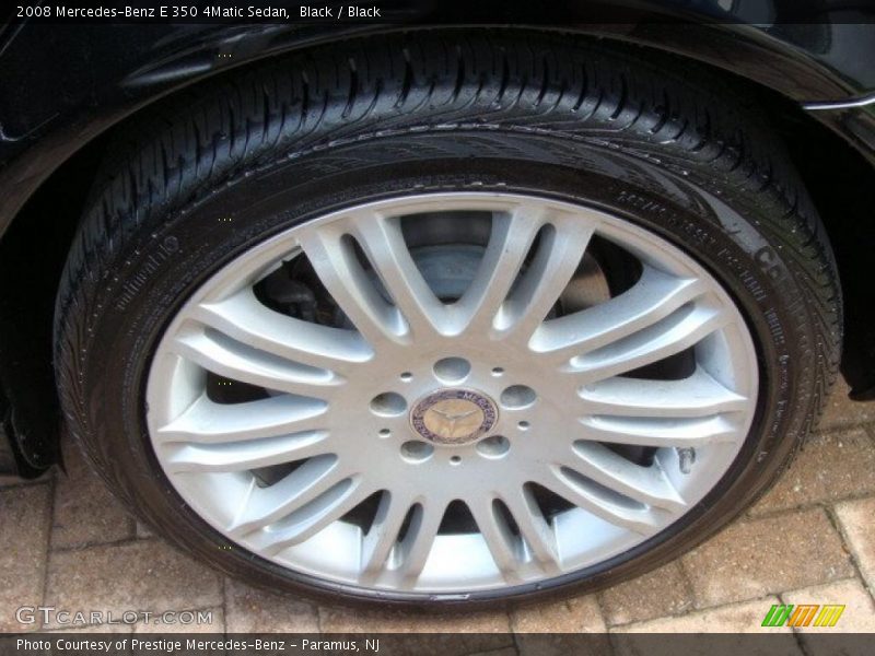 Black / Black 2008 Mercedes-Benz E 350 4Matic Sedan
