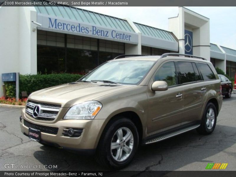 Sand Beige Metallic / Macadamia 2008 Mercedes-Benz GL 450 4Matic