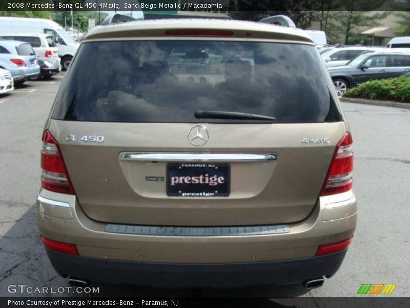Sand Beige Metallic / Macadamia 2008 Mercedes-Benz GL 450 4Matic