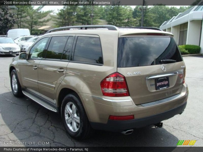 Sand Beige Metallic / Macadamia 2008 Mercedes-Benz GL 450 4Matic