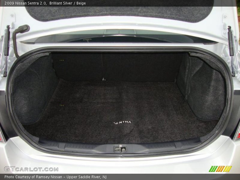 Brilliant Silver / Beige 2009 Nissan Sentra 2.0