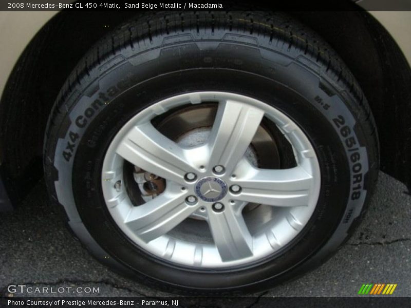 Sand Beige Metallic / Macadamia 2008 Mercedes-Benz GL 450 4Matic