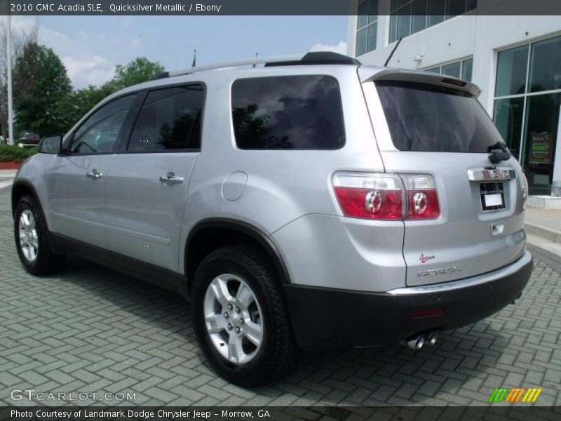 Quicksilver Metallic / Ebony 2010 GMC Acadia SLE