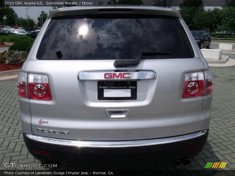 Quicksilver Metallic / Ebony 2010 GMC Acadia SLE
