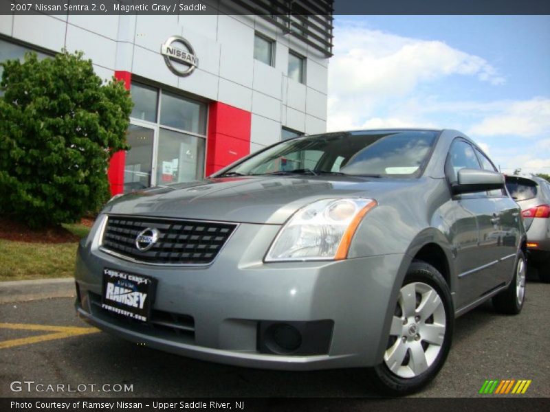 Magnetic Gray / Saddle 2007 Nissan Sentra 2.0