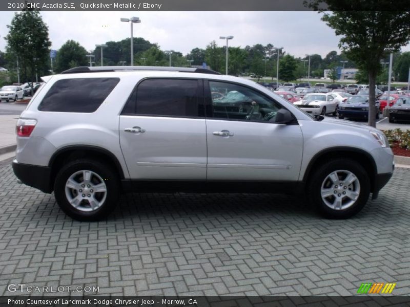 Quicksilver Metallic / Ebony 2010 GMC Acadia SLE