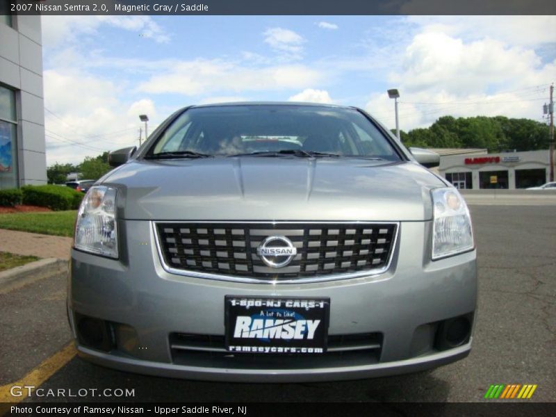 Magnetic Gray / Saddle 2007 Nissan Sentra 2.0