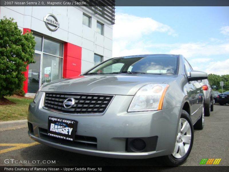 Magnetic Gray / Saddle 2007 Nissan Sentra 2.0