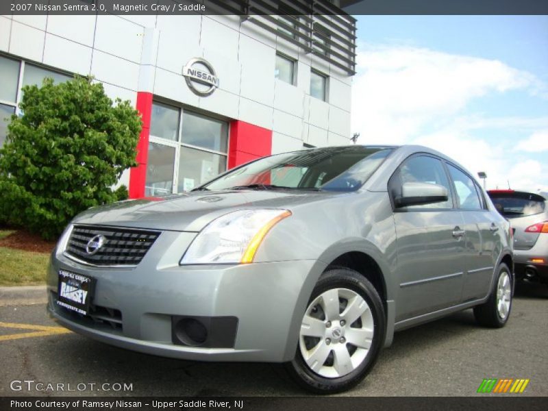 Magnetic Gray / Saddle 2007 Nissan Sentra 2.0