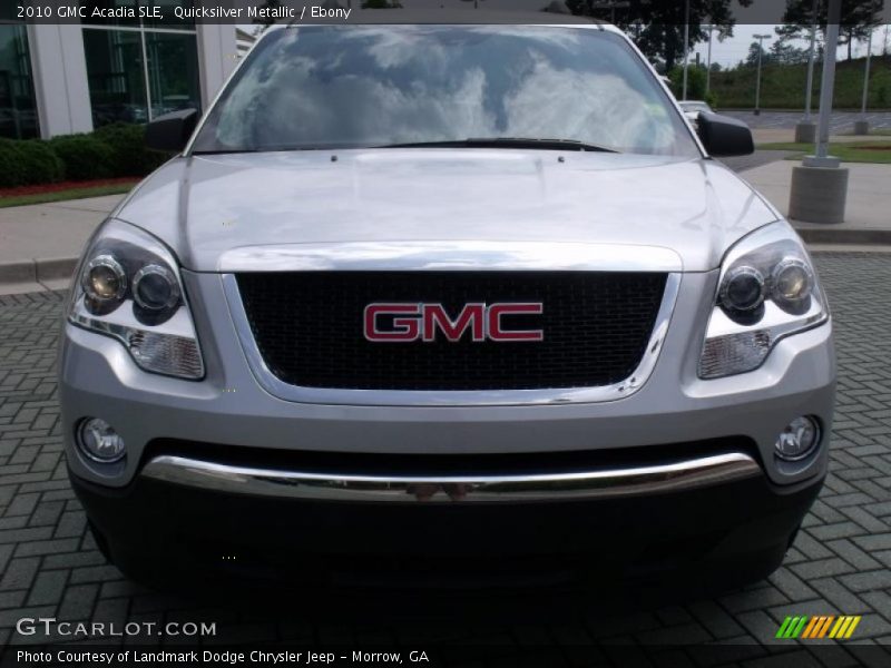Quicksilver Metallic / Ebony 2010 GMC Acadia SLE