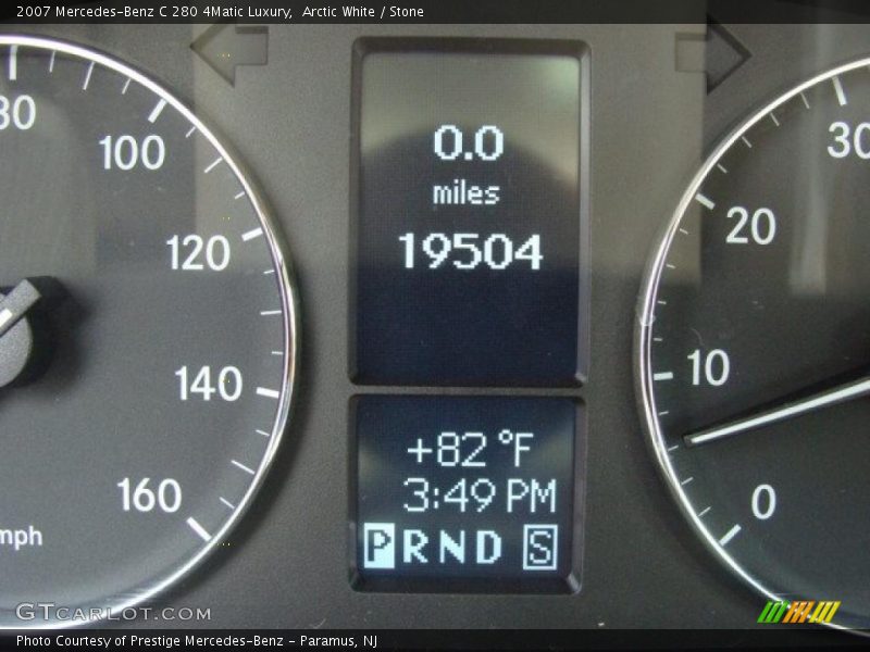 Arctic White / Stone 2007 Mercedes-Benz C 280 4Matic Luxury