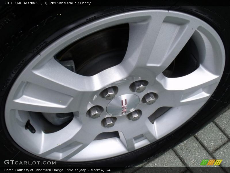Quicksilver Metallic / Ebony 2010 GMC Acadia SLE