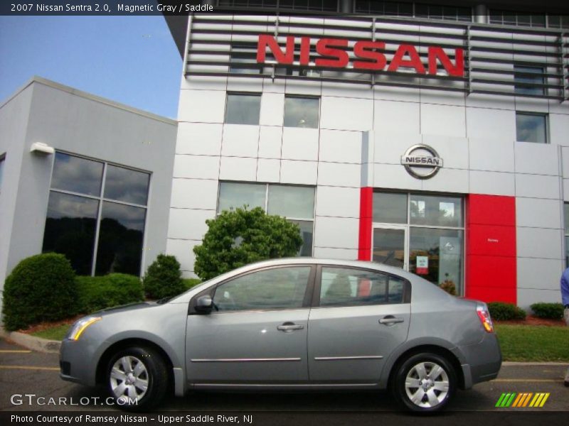Magnetic Gray / Saddle 2007 Nissan Sentra 2.0