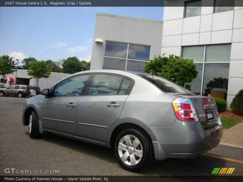 Magnetic Gray / Saddle 2007 Nissan Sentra 2.0