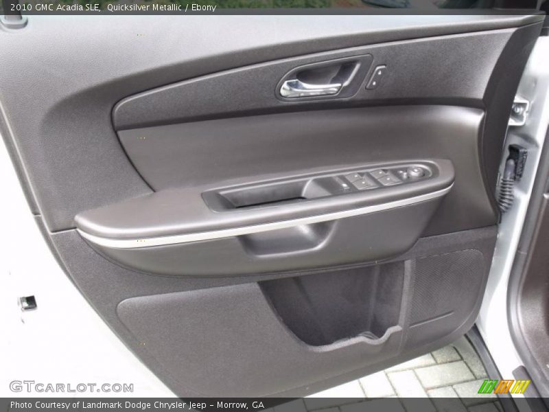 Quicksilver Metallic / Ebony 2010 GMC Acadia SLE