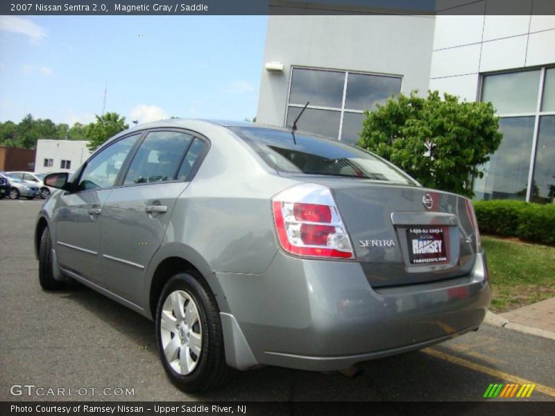 Magnetic Gray / Saddle 2007 Nissan Sentra 2.0