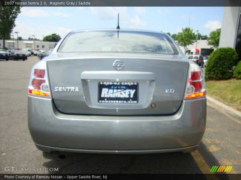 Magnetic Gray / Saddle 2007 Nissan Sentra 2.0
