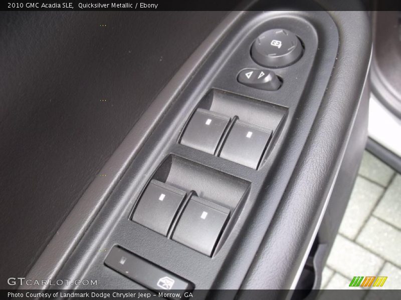 Quicksilver Metallic / Ebony 2010 GMC Acadia SLE