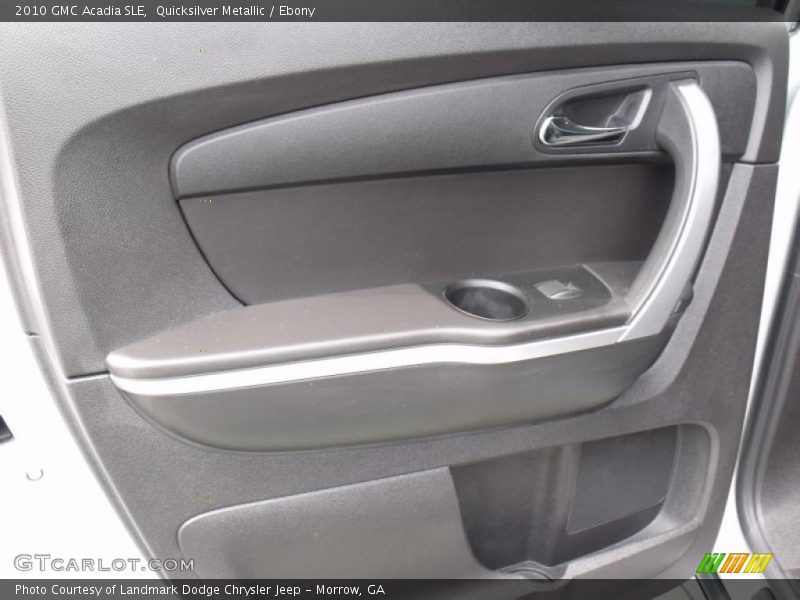 Quicksilver Metallic / Ebony 2010 GMC Acadia SLE