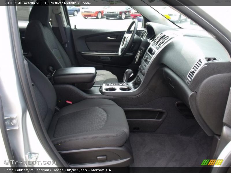 Quicksilver Metallic / Ebony 2010 GMC Acadia SLE