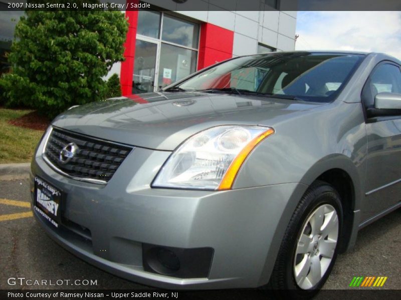 Magnetic Gray / Saddle 2007 Nissan Sentra 2.0