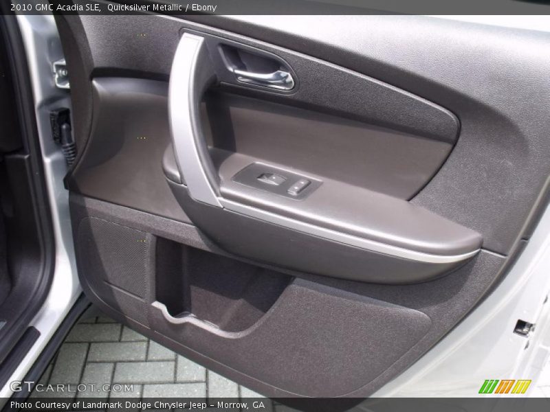 Quicksilver Metallic / Ebony 2010 GMC Acadia SLE