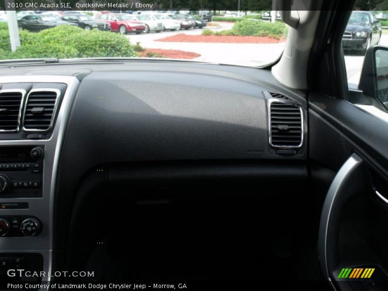 Quicksilver Metallic / Ebony 2010 GMC Acadia SLE