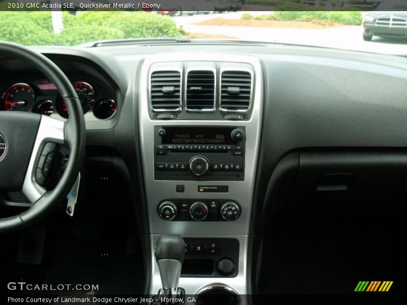 Quicksilver Metallic / Ebony 2010 GMC Acadia SLE
