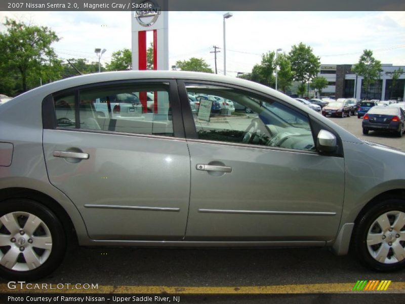 Magnetic Gray / Saddle 2007 Nissan Sentra 2.0