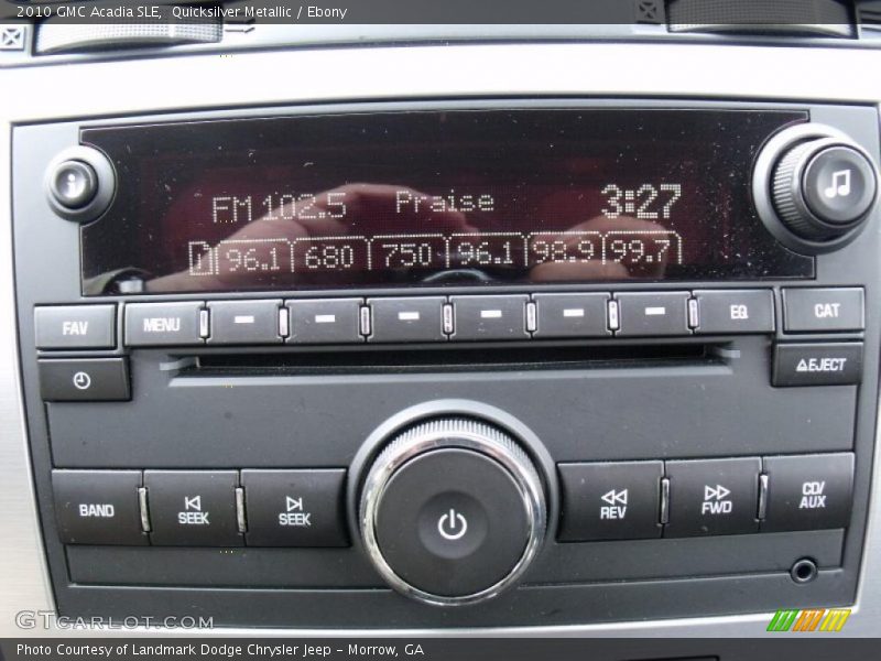 Quicksilver Metallic / Ebony 2010 GMC Acadia SLE