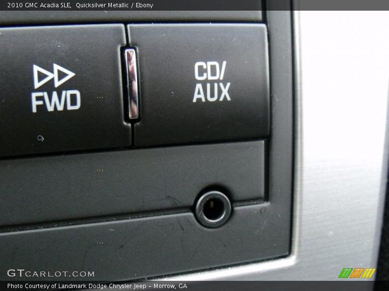 Quicksilver Metallic / Ebony 2010 GMC Acadia SLE