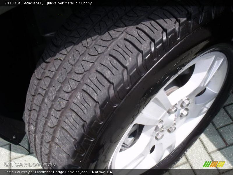 Quicksilver Metallic / Ebony 2010 GMC Acadia SLE