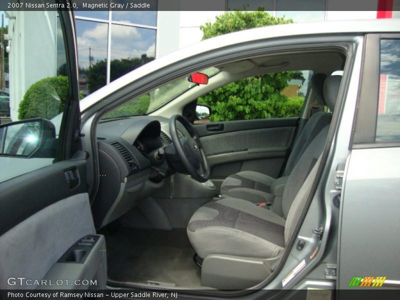 Magnetic Gray / Saddle 2007 Nissan Sentra 2.0