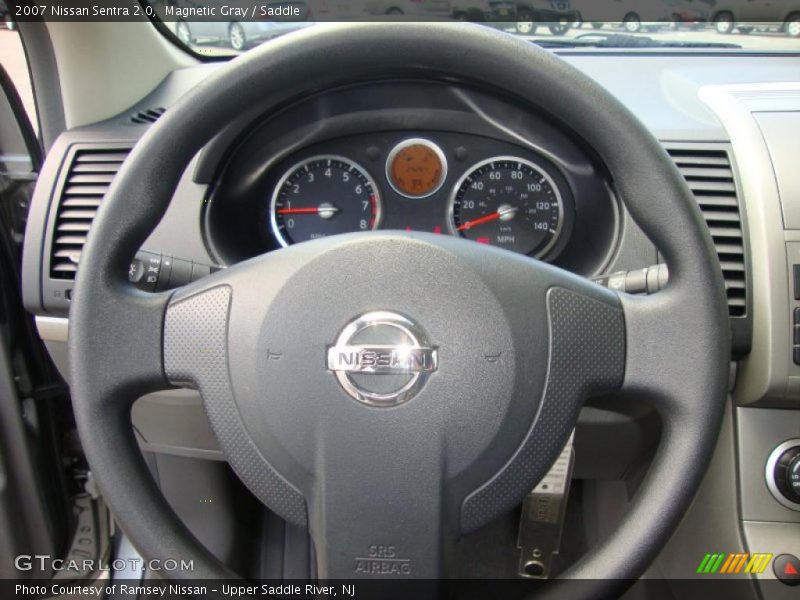 Magnetic Gray / Saddle 2007 Nissan Sentra 2.0