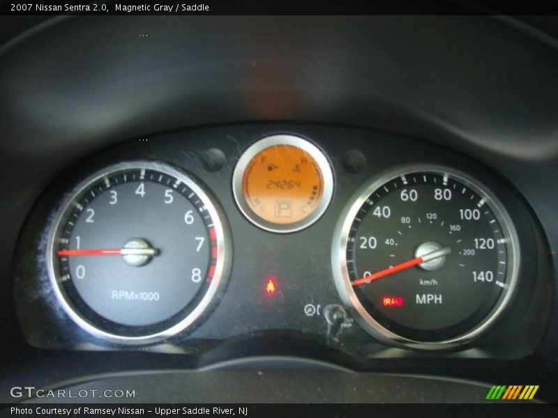 Magnetic Gray / Saddle 2007 Nissan Sentra 2.0