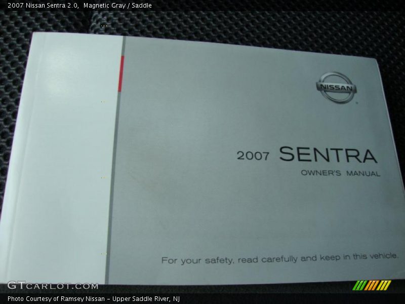 Magnetic Gray / Saddle 2007 Nissan Sentra 2.0