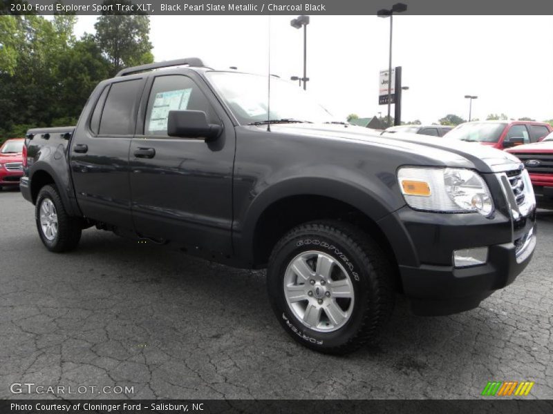 Black Pearl Slate Metallic / Charcoal Black 2010 Ford Explorer Sport Trac XLT