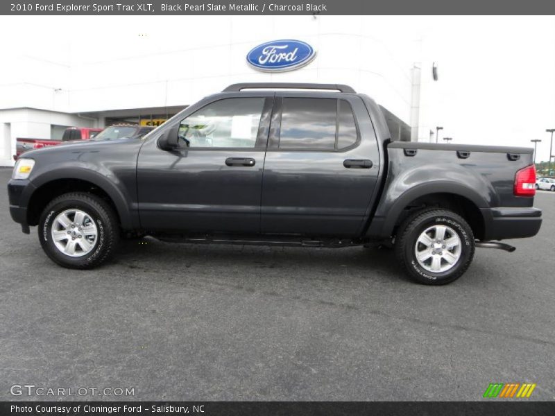 Black Pearl Slate Metallic / Charcoal Black 2010 Ford Explorer Sport Trac XLT