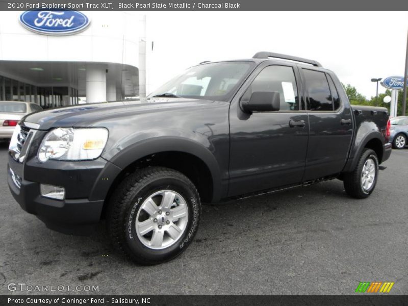 Black Pearl Slate Metallic / Charcoal Black 2010 Ford Explorer Sport Trac XLT