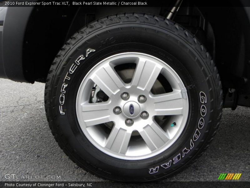 Black Pearl Slate Metallic / Charcoal Black 2010 Ford Explorer Sport Trac XLT
