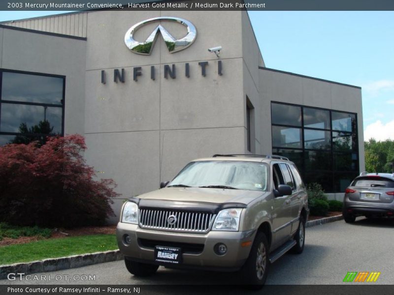Harvest Gold Metallic / Medium Dark Parchment 2003 Mercury Mountaineer Convenience