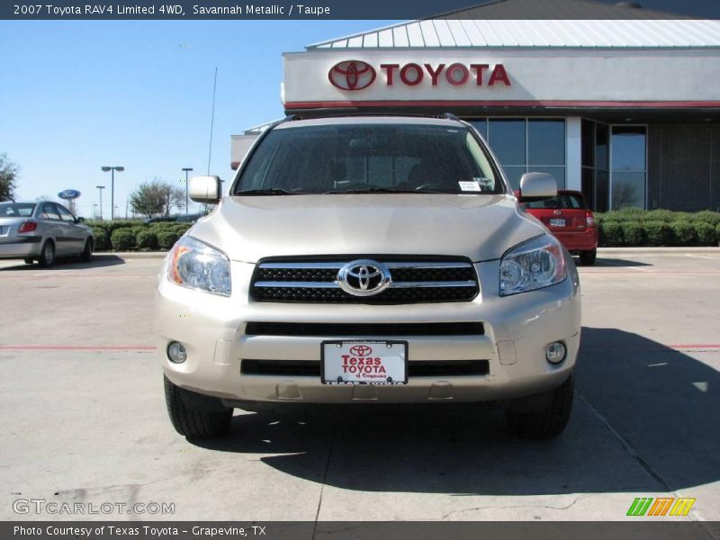Savannah Metallic / Taupe 2007 Toyota RAV4 Limited 4WD
