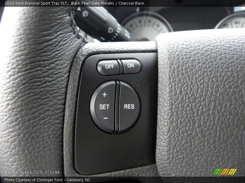 Black Pearl Slate Metallic / Charcoal Black 2010 Ford Explorer Sport Trac XLT