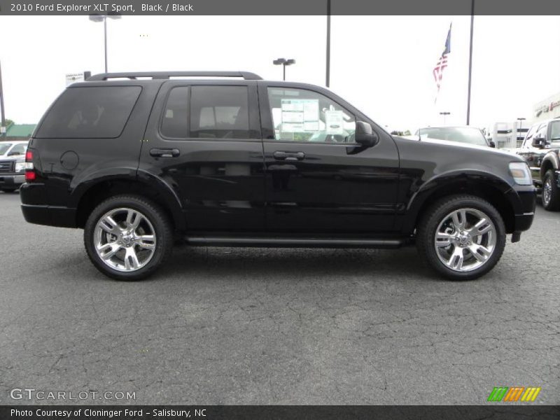 Black / Black 2010 Ford Explorer XLT Sport