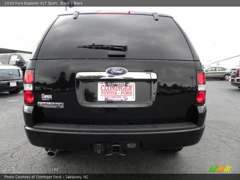 Black / Black 2010 Ford Explorer XLT Sport