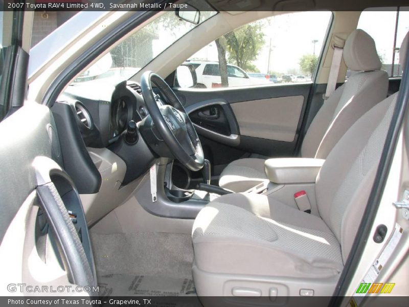 Savannah Metallic / Taupe 2007 Toyota RAV4 Limited 4WD