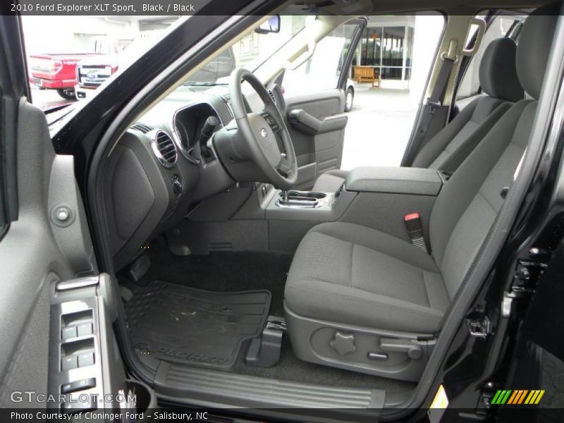 Black / Black 2010 Ford Explorer XLT Sport