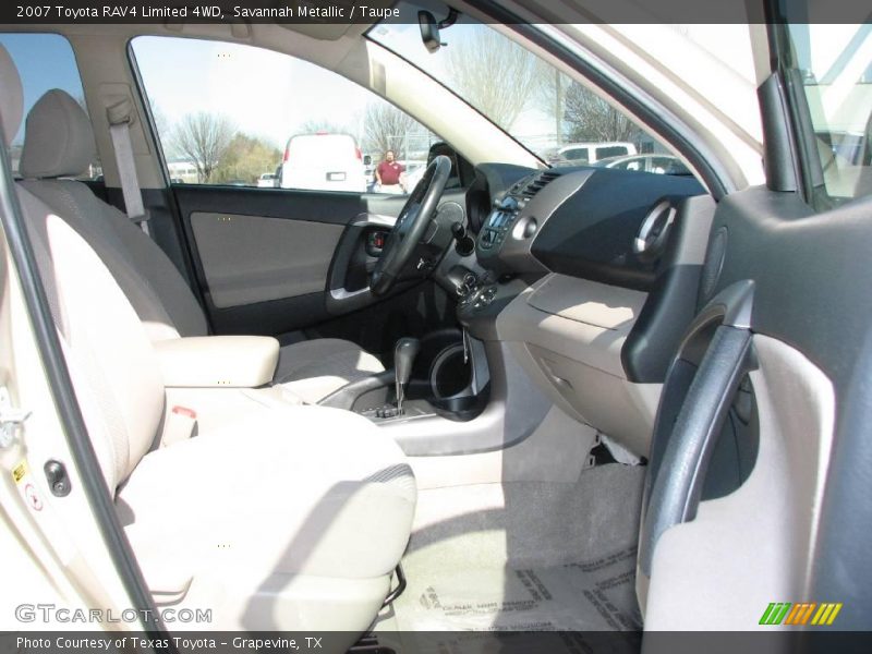 Savannah Metallic / Taupe 2007 Toyota RAV4 Limited 4WD
